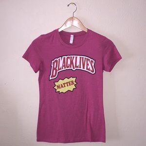 PINK “BLACK LIVES MATTER” GRAPHIC TEE